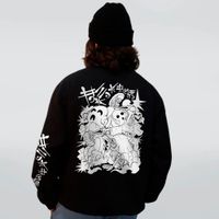 MOLETOM BÁSICO PRETO - BREAKBONES