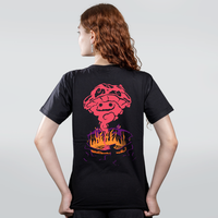 CAMISETA PRETA - MINKAS HALLOWEEN
