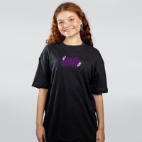 CAMISETA OVERSIZED PRETA - MINKAS HALLOWEEN