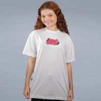 CAMISETA OVERSIZED OFF WHITE - MINKAS HALLOWEEN