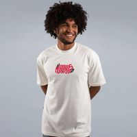 CAMISETA OVERSIZED OFF WHITE - MINKAS HALLOWEEN