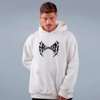 MOLETOM OFF WHITE - CREEPY PINK HALLOWEEN