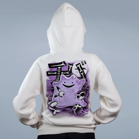 MOLETOM OFF WHITE - CREEPY PINK HALLOWEEN