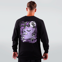 MANGA LONGA PRETA - CREEPY PINK HALLOWEEN