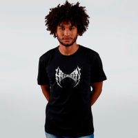 CAMISETA PRETA - RED HALLOWEEN ONI