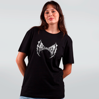 CAMISETA PRETA - RED HALLOWEEN ONI