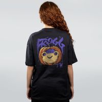 CAMISETA OVERSIZED PRETA - ESPECIAL HALLOWEEN FROGG