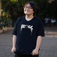 CAMISETA OVERSIZED PRETA - ESPECIAL HALLOWEEN FROGG
