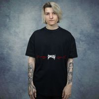 CAMISETA OVERSIZED PRETA - PARALISIA