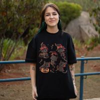 CAMISETA OVERSIZED PRETA - GATINHOS
