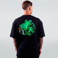 CAMISETA OVERSIZED PRETA - FANTASMAGORIA