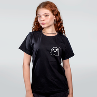 CAMISETA PRETA - MONSTROS E TELEVISÕES