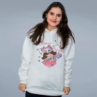 MOLETOM OFF WHITE - PRINCESA UNICÓRNIO