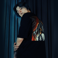 CAMISETA OVERSIZED PRETA - HARMONIA