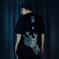 CAMISETA OVERSIZED PRETA - CORTINA DE FOGO