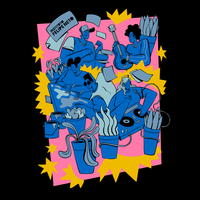 CAMISETA PRETA - VAMOS