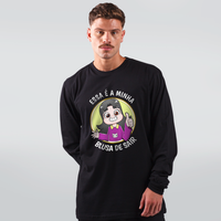 MANGA LONGA PRETA - BLUSA DE SAIR