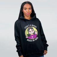 MOLETOM PRETO - BLUSA DE SAIR