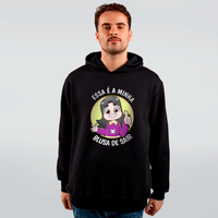 MOLETOM PRETO - BLUSA DE SAIR