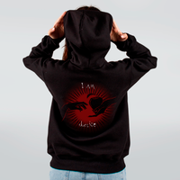 MOLETOM PRETO - KIRA VERMELHO