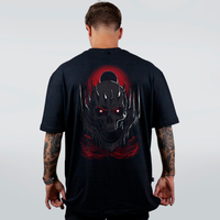 CAMISETA OVERSIZED PRETA - SKULL KNIGHT