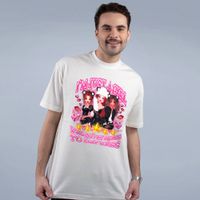 CAMISETA OVERSIZED OFF WHITE - DTI FASHION STAR