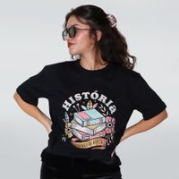 CAMISETA PRETA - APRENDA OU REPITA