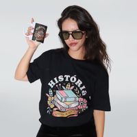 CAMISETA PRETA - APRENDA OU REPITA