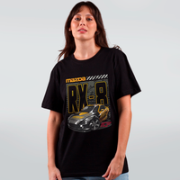 CAMISETA PRETA - MAZDA RX8