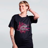 CAMISETA PRETA - ACFVERSO COLORIDO