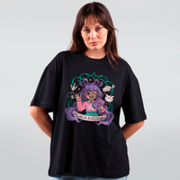 CAMISETA OVERSIZED PRETA - 2 PRINCESA DESASTRADA