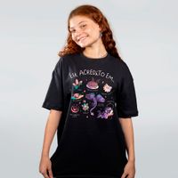 CAMISETA OVERSIZED PRETA - EU ACREDITO EM FADAS