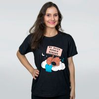 CAMISETA PRETA - ME DEIXA DORMIR