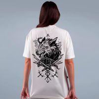 CAMISETA OVERSIZED OFF WHITE - FENRIR