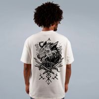 CAMISETA OVERSIZED OFF WHITE - FENRIR