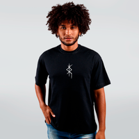 CAMISETA OVERSIZED PRETA - ODIN
