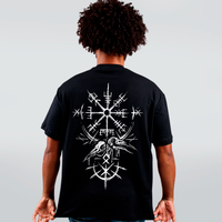 CAMISETA OVERSIZED PRETA - ODIN