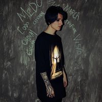 CAMISETA OVERSIZED PRETA - VERÍSSIMO - ENIGMA DO MEDO