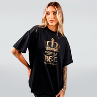 CAMISETA OVERSIZED PRETA - KING PAULO