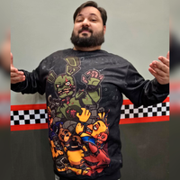 MOLETOM BÁSICO FULL PRINT - TENTE FUGIR