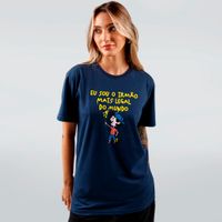 CAMISETA AZUL MARINHO - IRMÃO MAIS LEGAL DO MUNDO