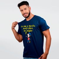 CAMISETA AZUL MARINHO - IRMÃO MAIS LEGAL DO MUNDO