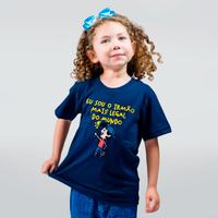 CAMISETA AZUL MARINHO - IRMÃO MAIS LEGAL DO MUNDO