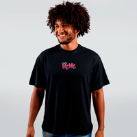 CAMISETA OVERSIZED PRETA - GNOMO DESASTRADO