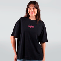 CAMISETA OVERSIZED PRETA - GNOMO DESASTRADO
