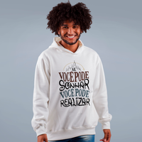 MOLETOM OFF WHITE - VOCÊ PODE
