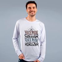 MANGA LONGA OFF WHITE - VOCÊ PODE