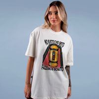 CAMISETA OVERSIZED OFF WHITE - FAZEMOS BONITO
