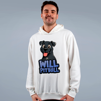 MOLETOM OFF WHITE - WILL PITBULL AZUL