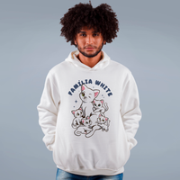 MOLETOM OFF WHITE - FAMÍLIA WHITE AZUL